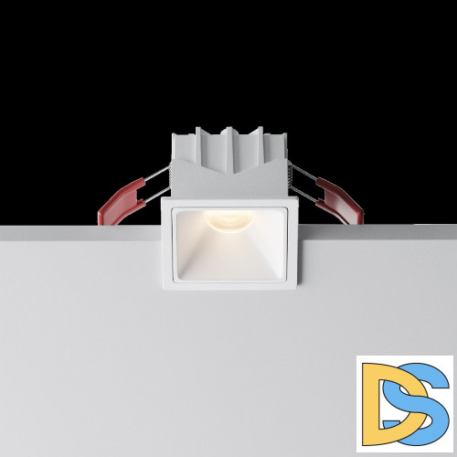 Встраиваемый светильник Maytoni Alfa led DL043-01-10W3K-SQ-W-1