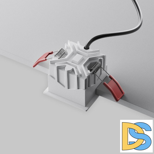 Встраиваемый светильник Maytoni Alfa led DL043-01-10W3K-SQ-W-1