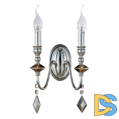 Бра Crystal Lux MERCEDES AP2 CHROME/SMOKE