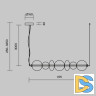 Подвесная люстра Maytoni Futuro MOD307PL-L40B3K