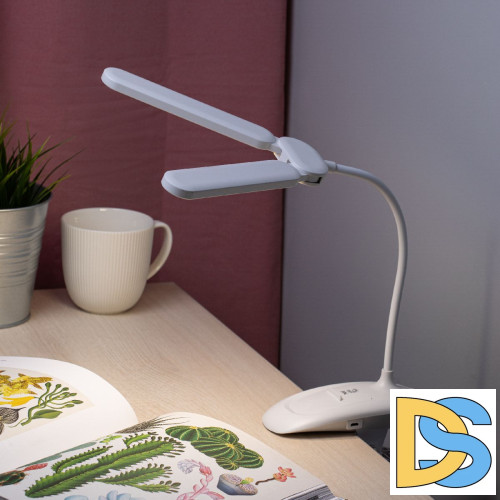 Настольная лампа Эра NLED-512-6W-W Б0057207