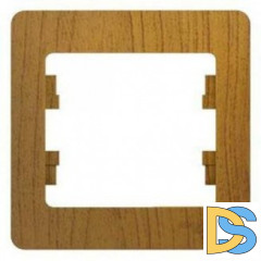 Рамка 1-ая (одинарная), Дерево Дуб, серия Glossa, Schneider Electric