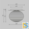 Потолочный светильник Maytoni Reels MOD268CL-01G
