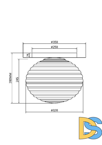 Потолочный светильник Maytoni Reels MOD268CL-01G