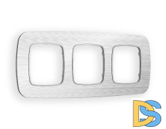 Рамка трехместная Ambrella Volt Radian OF580103