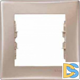 Рамка IP44 1-ая (одинарная), влагозащитная, Титан, серия Sedna, Schneider Electric