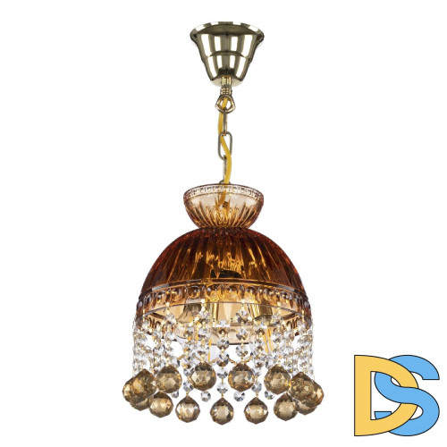 Подвесной светильник Bohemia Ivele Crystal 5478/22 G Amber/M-1G Balls K721