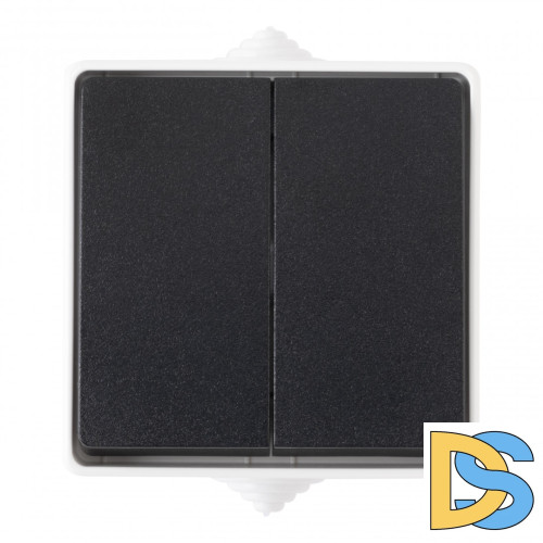 Выключатель двухклавишный Arte Milano 309.30-2.grey