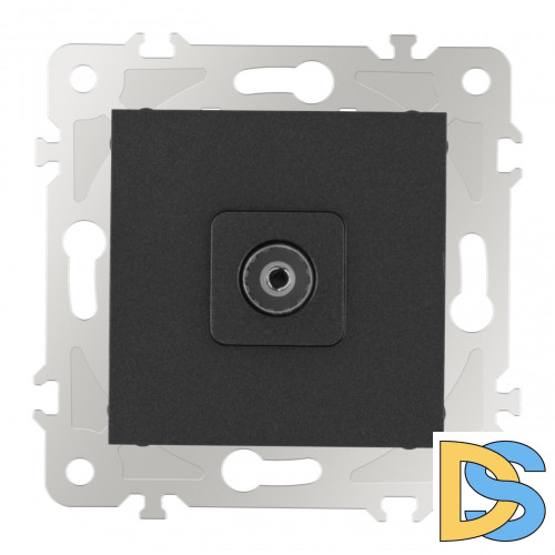 Розетка TV Arte Milano 203.43-1.black