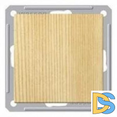 Выключатель 2-полюсный 1-клавишный 16А, Сосна (пластик), серия Wessen 59, Schneider Electric