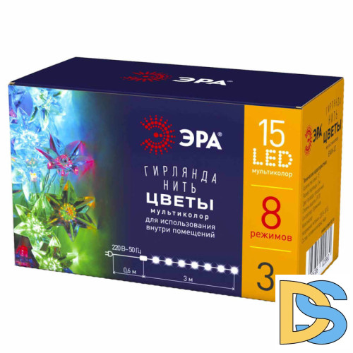 Светодиодная гирлянда ЭРА ENIN-3Z Б0041896