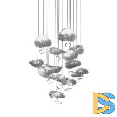 Подвесная люстра Delight Collection X-8827P/19 silver