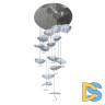Подвесная люстра Delight Collection X-8827P/19 silver