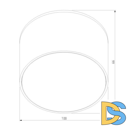 Уличный потолочный светильник Elektrostandard Light 4690389180835