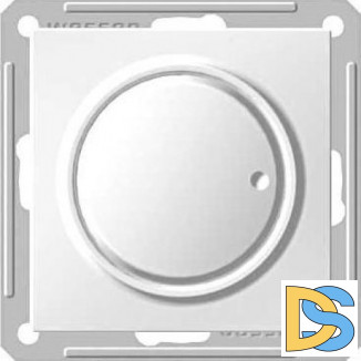 Диммер поворотно-нажимной, 600Вт универсальный, Белый, серия Wessen 59, Schneider Electric