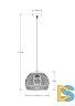 Подвесной светильник Arte Lamp Celesta A7058SP-1BK