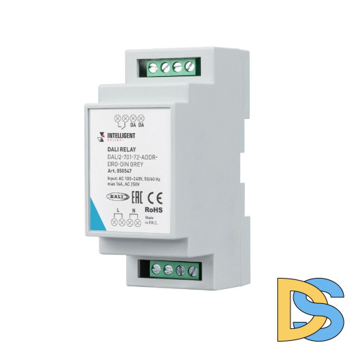 Релейный модуль Arlight DALI2-701-72-ADDR-DRO-DIN Grey (230V, 1x16A) 050547