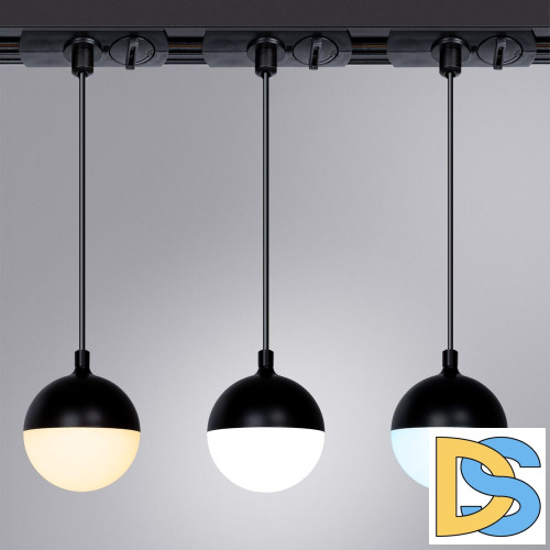 Трековый светильник Arte Lamp Virgo A4564PL-1BK