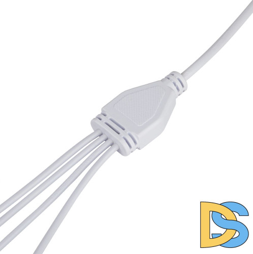 Разветвитель сетевой для линейных светильников Эра Разветвитель 4х IEC C7 2 м Б0061036