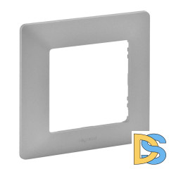 Рамка 1-постовая Legrand Valena Life Алюминий 754137