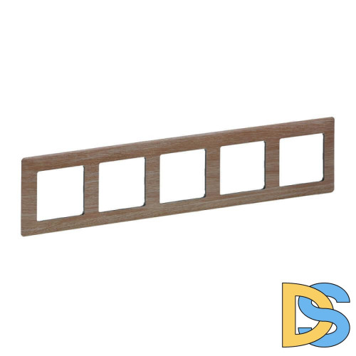 Рамка 5-постовая Legrand Valena Life Светлое дерево 754185