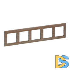 Рамка 5-постовая Legrand Valena Life Светлое дерево 754185