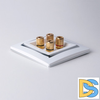 Рамка на 1 пост (белый/хром) W0011901