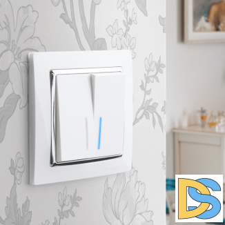 Рамка на 1 пост (белый/хром) W0011901