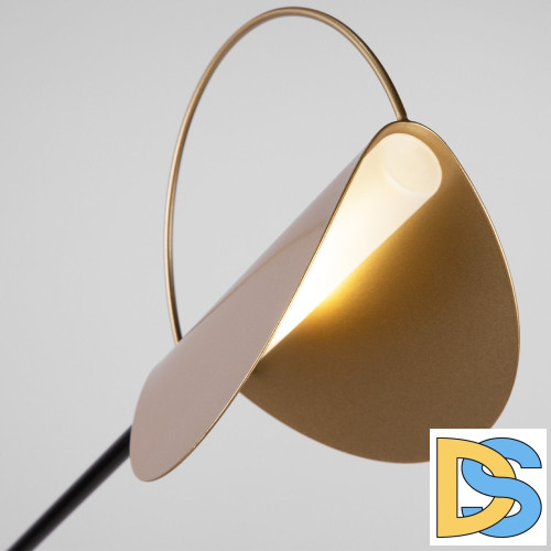 Торшер Eurosvet Grazia 01143/1 черный/золото a062045