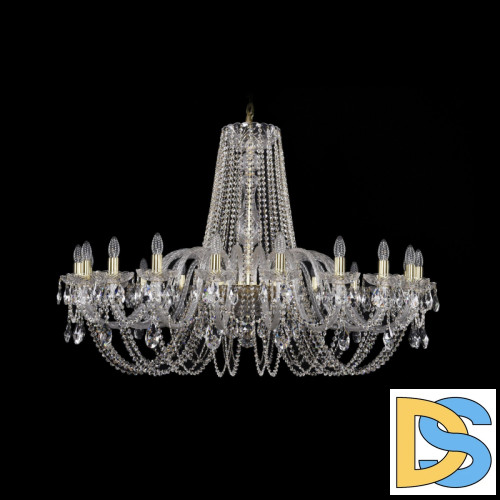 Подвесная люстра Bohemia Ivele Crystal 1402/20/460 G