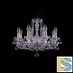 Подвесная люстра Bohemia Ivele Crystal 1402/8/160 Ni Balls
