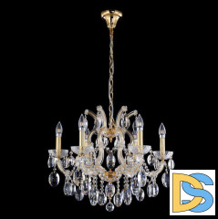 Подвесная люстра Crystal Lux Hollywood SP6 Gold