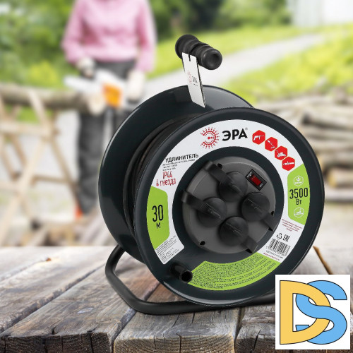Удлинитель силовой Эра RMx-4es-3x1.5-30m-IP44(KG) Б0046844