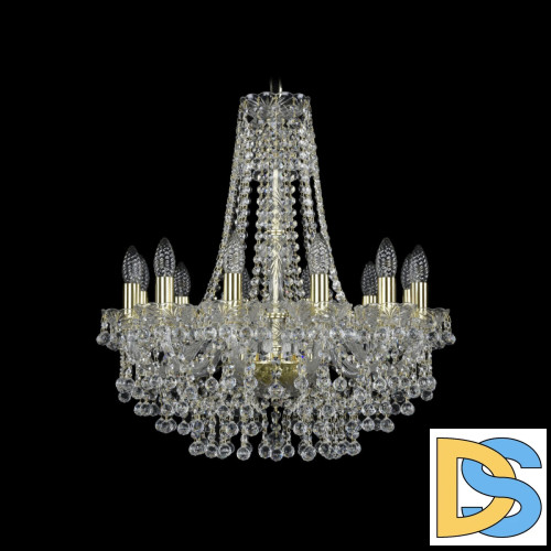 Подвесная люстра Bohemia Ivele Crystal 1409/12/195/h-63 G