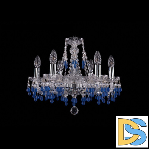 Подвесная люстра Bohemia Ivele Crystal 1410/6/160 Ni V3001