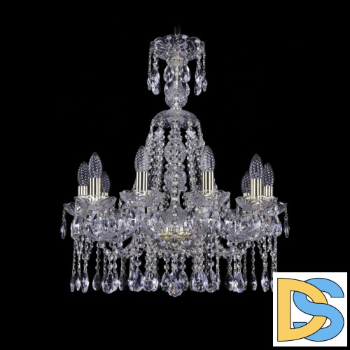 Подвесная люстра Bohemia Ivele Crystal 1413/10/200/XL-66 G
