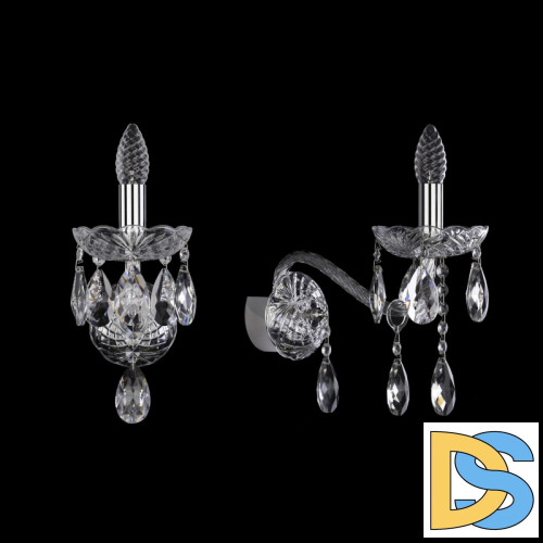 Бра Bohemia Ivele Crystal 1413B/1/200/XL Ni