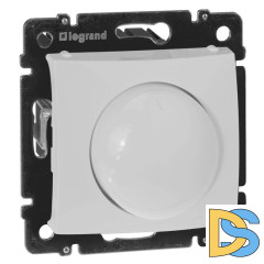 Диммер поворотный Legrand Valena 400W белый 770061