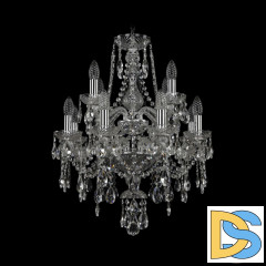 Подвесная люстра Bohemia Ivele Crystal 1415/8+4/165/2d Ni