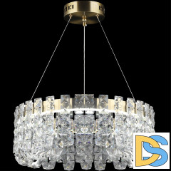 Подвесная люстра Reluce 02601-0.4-104W LED COP+CH