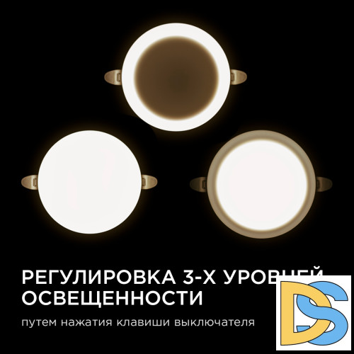 Встраиваемая светодиодная панель безрамочная Apeyron FLP 06-106