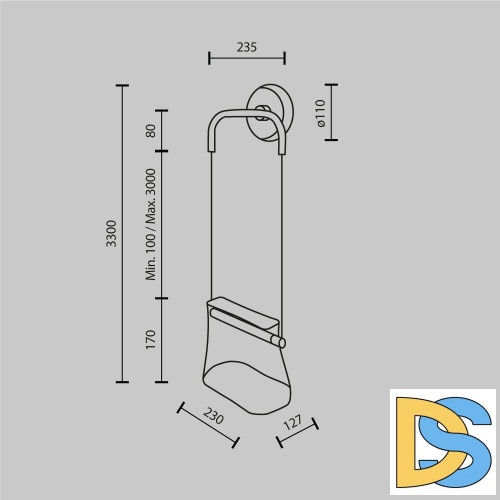 Настенный светильник Maytoni Cabaret MOD170WL-L8BS3K1