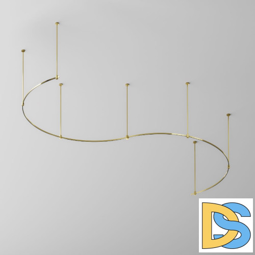 Шинопровод накладной/подвесной Maytoni Flarity TRX154-2SR-D1800-BS