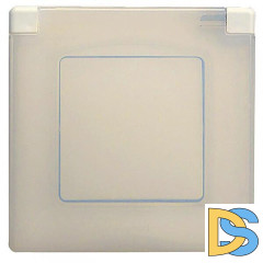 Рамка 1-постовая Legrand Etika с защитной крышкой слоновая кость 672560