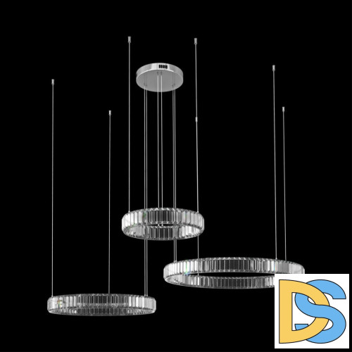Подвесная люстра Loft IT Crystal ring 10135/3 Chrome