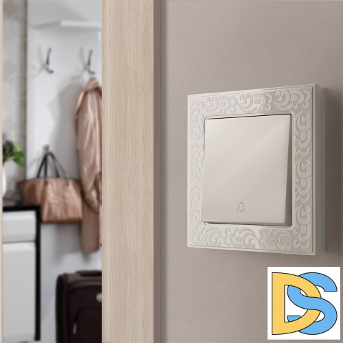 Кнопка звонка Werkel (слоновая кость) W1114503