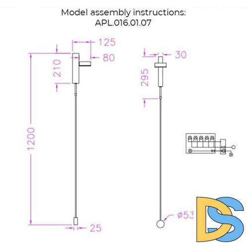 Бра Aployt Aga APL.016.01.07
