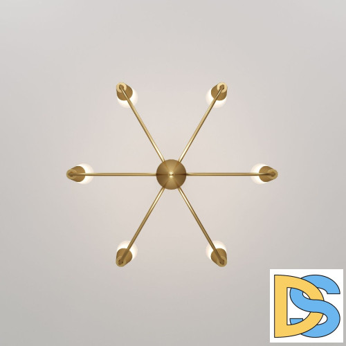 Подвесная люстра Eurosvet 60167/6 латунь a068279