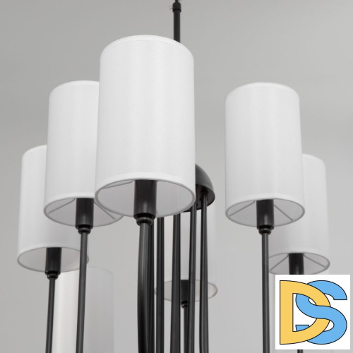 Подвесная люстра Eurosvet Abbey 60164/10 черный a065748