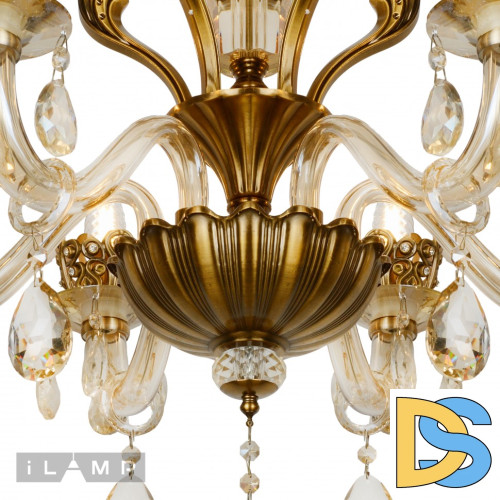 Подвесная люстра iLamp Asia 61078-6 BR